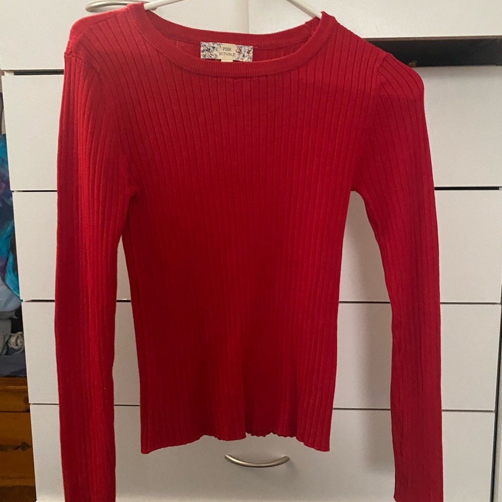 Red long sleeve